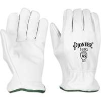 Cut-Resistant Driver's Gloves, Small, Grain Goatskin Palm Equipment World