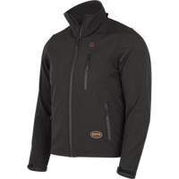 Heated Soft-Shell Jacket, Men's, Small, Black Equipment World