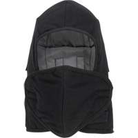 Pioneer 766A Flame-Resistant Quilted Hard Hat Liner with Detachable Mouthpiece, Black/Grey, Cotton/FR-Tech&reg;/Modacrylic/Nylon Equipment World