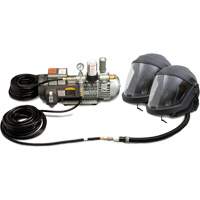 2-Worker DEFENDER Supplied Air Shield & Helmet System Equipment World
