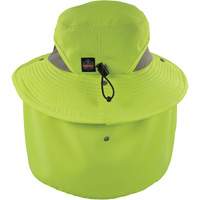 Chill-Its 8934 Ranger Hat with Neck Shade, Small/Medium, Hi-Vis Lime Equipment World