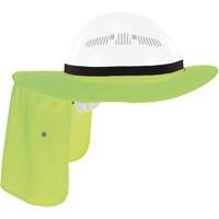 Chill-Its 6661 Universal Hard Hat Brim with Neck Shade, Hi-Vis Lime Equipment World