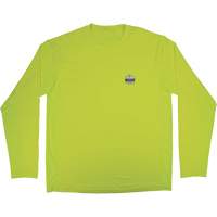 Chemise de refroidissement &agrave; manches longues avec protection solaire et UV Chill-Its 6689, Jaune lime haute visibilit&eacute;, Petit Equipment World