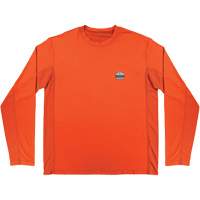 Chemise de refroidissement &agrave; manches longues avec protection solaire et UV Chill-Its 6689, Orange, Petit Equipment World
