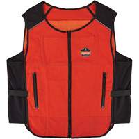Chill-Its 6255 Lightweight Phase Change Cooling Vest (Vest Only), Small/Medium, Orange Equipment World