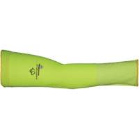 Max Cut Resistant Sleeves - Small, TenActiv, 12", ASTM ANSI Level A9, High Visibility Lime Equipment World