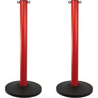 Industrial Stanchion, 37" High, Red Equipment World