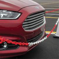 Bicolour Plastic Barrier Chain, Green/White Equipment World