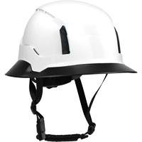 Wide Clip-On Full Brim for RZRBack Climbing Helmet, White Equipment World