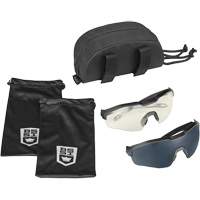 MY6 Safety Glasse Eyeshield Kit, Clear/Smoke Lens, Anti-Fog/Anti-Scratch, ANSI Z87+ Equipment World