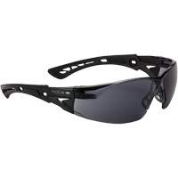 Rush+ BSSI Safety Glasses, Smoke/Grey Lens, Anti-Fog/Anti-Scratch, ANSI Z87+ Equipment World