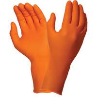 TOUCHNTUFF 93-800 Disposable Gloves, 6.5/7, Latex/Neoprene/Nitrile, 23.6-mil, Powder-Free, Orange Equipment World