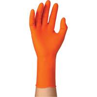 TOUCHNTUFF 93-800 Disposable Gloves, 6.5/7, Latex/Neoprene/Nitrile, 23.6-mil, Powder-Free, Orange Equipment World