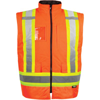 Manteau haute visibilit&eacute; 7-en-1, Polyester, Orange haute visibilit&eacute;, T-petit Equipment World