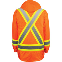 Manteau haute visibilit&eacute; 7-en-1, Polyester, Orange haute visibilit&eacute;, T-petit Equipment World