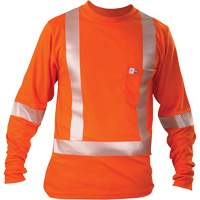 Long-Sleeved T-Shirt, Small, Orange Equipment World