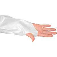 CoverMe Gown with Thumbholes, One Size, White, Polyethylene Equipment World