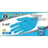 34600 Disposable Gloves, Small, Nitrile, 5-mil, Powder-Free, Blue Equipment World