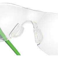 Adapt Lite Grey/Green Safety Glasses, Clear Lens, Anti-Fog/Anti-Scratch, ANSI Z87+/Meets/Exceeds CSA Z94.3 Equipment World