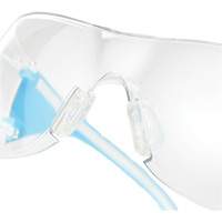 Adapt Lite Blue/White Safety Glasses, Clear Lens, Anti-Fog/Anti-Scratch, ANSI Z87+/Meets/Exceeds CSA Z94.3 Equipment World