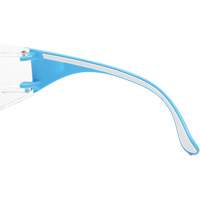Adapt Lite Blue/White Safety Glasses, Clear Lens, Anti-Fog/Anti-Scratch, ANSI Z87+/Meets/Exceeds CSA Z94.3 Equipment World