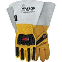 Gants r&eacute;sistants &agrave; leau Storm Trooper, Petit, Paume en Cuir de vache, Poignet Manchette Equipment World