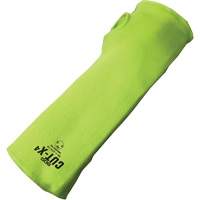 Cut-X&reg; Cut-Resistant Sleeve with Thumb Hole, Fibreglass/Polyethylene, 10", ASTM ANSI Level A4, High Visibility Lime Equipment World