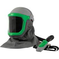 Z-Link Respirator with Safety Lens, FR Shoulder Cape, Breathing Tube & C40, Facepiece Respirator/Welding Helmet Equipment World