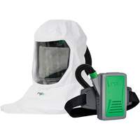T-Link Respirator with Bump Cap, Breathing Tube, Belt-Mount & PX5 PAPR, Loose Fitting Hood & Faceshield, Lithium-Ion Battery Equipment World