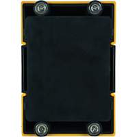 HAZLOK Safety Barrier System, Plastic, Magnetic Mount, 30', Black and Yellow Tape Equipment World