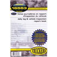 Bilingual Daily Log & Vehicle Inspection Report Book Equipment World