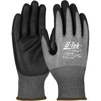 Gants r&eacute;sistant &agrave; la coupe G-Tek avec capacit&eacute; pour &eacute;cran tactile, Taille Petit, Calibre 18, Rev&ecirc;tement Mousse de nitrile, Enveloppe en PolyKor, ASTM ANSI niveau A4/EN 388 niveau D Equipment World
