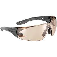 RUSH+ 2.0 M/L Safety Glasses with Black & Grey Frame, Copper Lens, Anti-Fog/Anti-Scratch, ANSI Z87+ Equipment World