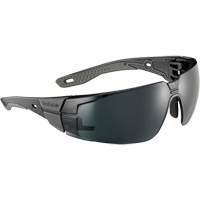 RUSH+ 2.0 M/L Safety Glasses with Black & Grey Frame, Grey/5.0 Lens, Anti-Fog/Anti-Scratch, ANSI Z87+ Equipment World