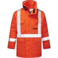 Avenger 9 oz High-Visibility Insulated Parka, Style 515, Men's, X-Small, Orange Equipment World