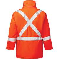 Avenger 9 oz High-Visibility Insulated Parka, Style 515, Men's, X-Small, Orange Equipment World