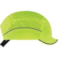 Casque l&eacute;ger de style casquette Skullerz 8955 avec micro-bordure, Vert lime haute visibilit&eacute; Equipment World