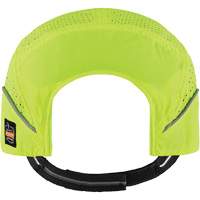 Casque l&eacute;ger de style casquette Skullerz 8955 avec micro-bordure, Vert lime haute visibilit&eacute; Equipment World