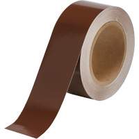Pipe Marker Tape, 90', Brown Equipment World
