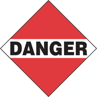Danger Mixed Load TDG Placard, Adhesive Vinyl Equipment World