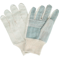 Standard-Duty Work Gloves, Large, Split Cowhide Palm Equipment World