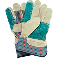 Double-Palm Fitters Gloves, Large, Split Cowhide Palm, Cotton Inner Lining Equipment World