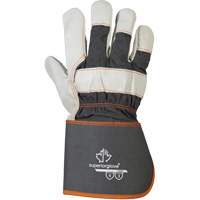 Endura<sup>®</sup> Fitters Work Gloves, One Size, Grain Cowhide Palm, Cotton Inner Lining SM856 | Equipment World