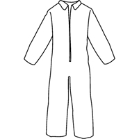 Pyrolon<sup>®</sup> Plus 2 Disposable FR Coveralls, Small, Blue, FR Treated Fabric SN339 | Equipment World