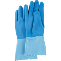 Blue-Grip Heavyweight Gloves, Size 6/Small, 12" L, Rubber Latex, Interlock Inner Lining, 45-mil Equipment World
