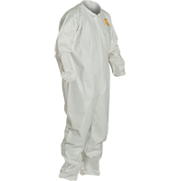 ProShield&reg; 60 Coveralls, Small, White, Microporous Equipment World