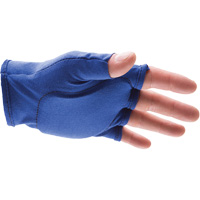Doublures antichocs pour gants sans doigts, main droite, 6/T-petit, Paume en Synth&eacute;tique, Poignet &agrave; enfiler Equipment World