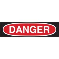 "Danger" Sign, 7" x 10", Polystyrene, English SW638 | Equipment World