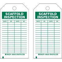 &eacute;tiquettes de rapport d'inspection, Polyester, 4" la x 7" h, Anglais Equipment World