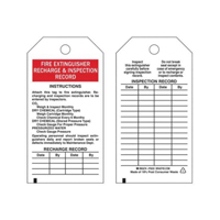 &eacute;tiquettes de rapport d'inspection, Polyester, 3" la x 5-3/4" h, Anglais Equipment World